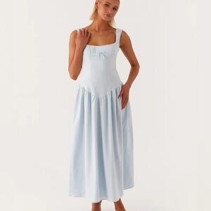 Peppermint Suzie Blue Midi Dress